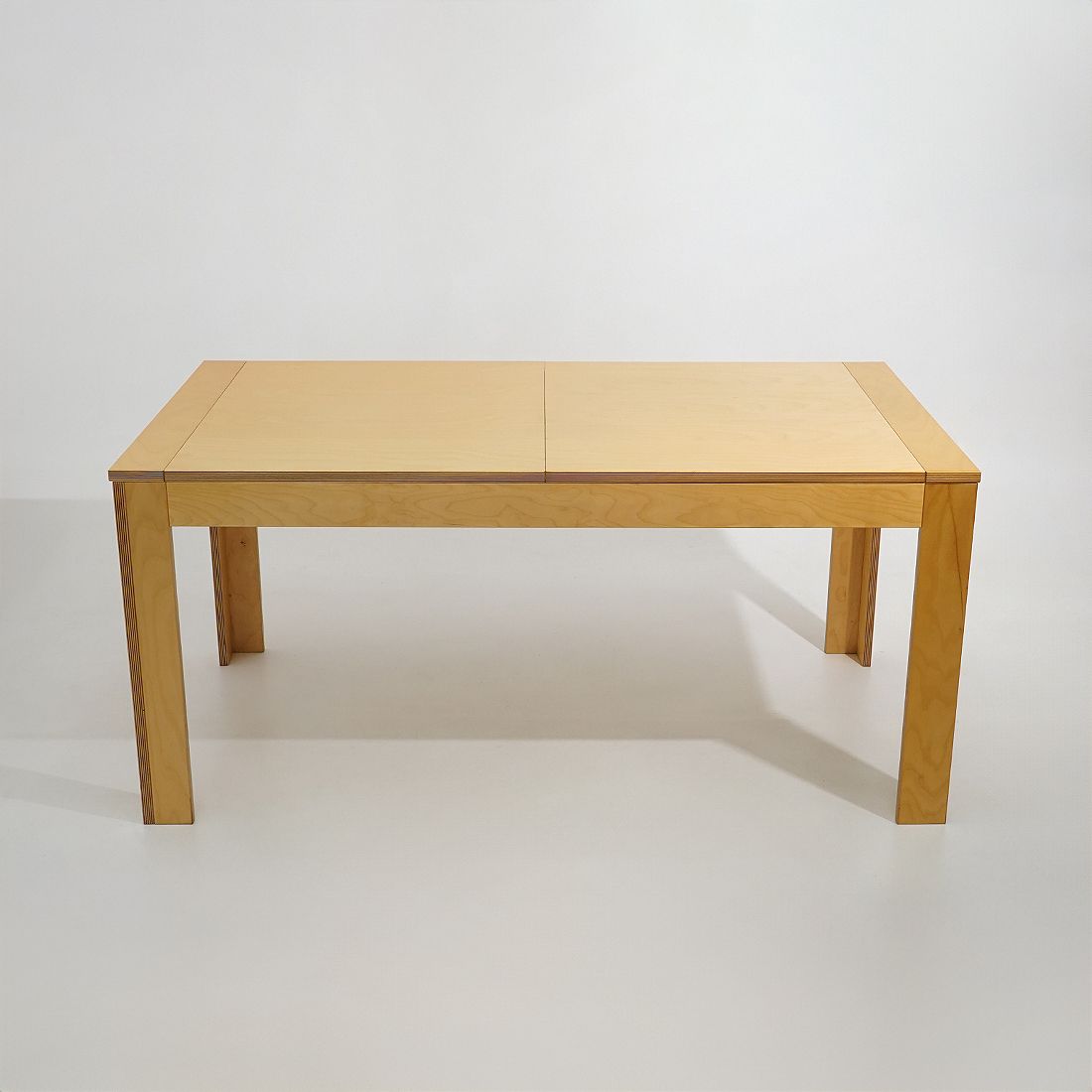 Maple Table With Extendable Top, 1970s photo for sale