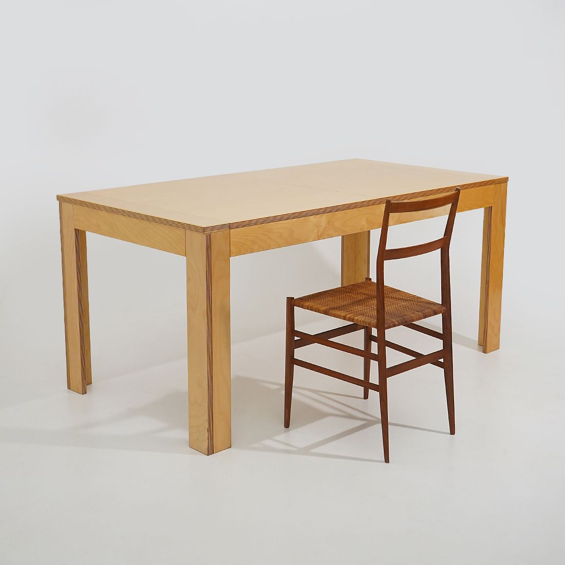 photo buy Maple Table With Extendable Top, 1970s