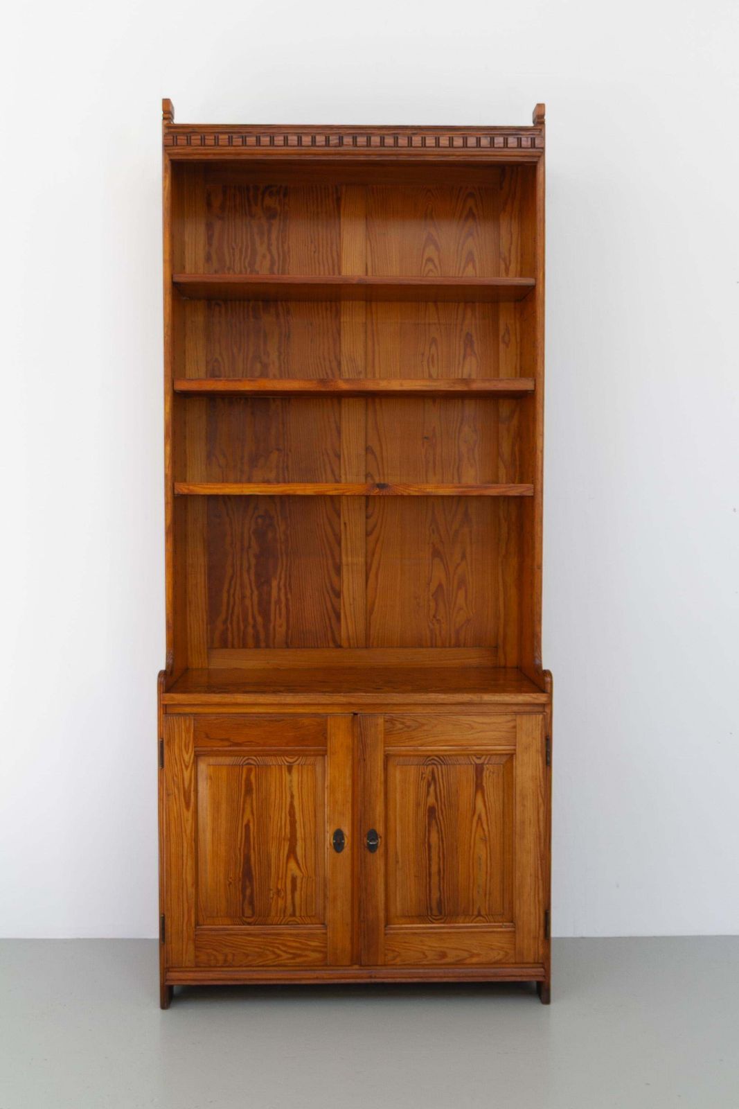 Antique Oregon Pine Bookcase By Martin Nyrop For Rud Rasmussen, Denmark 1905. photo furniture