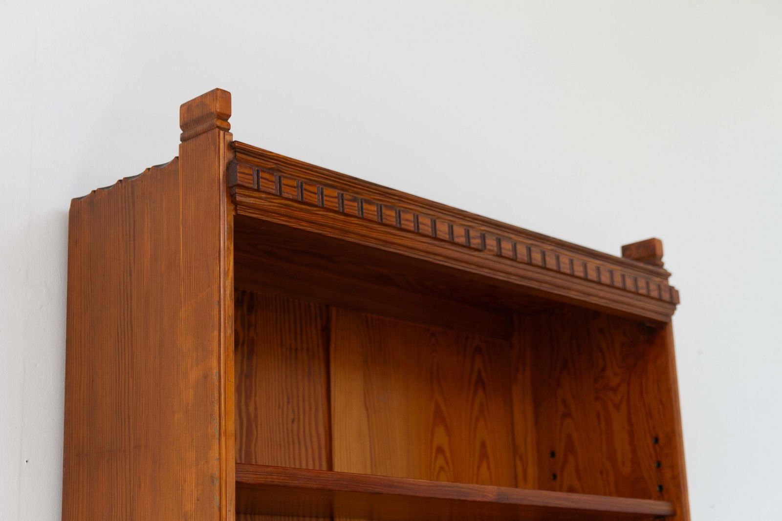 Antique Oregon Pine Bookcase By Martin Nyrop For Rud Rasmussen, Denmark 1905. photo Furniture