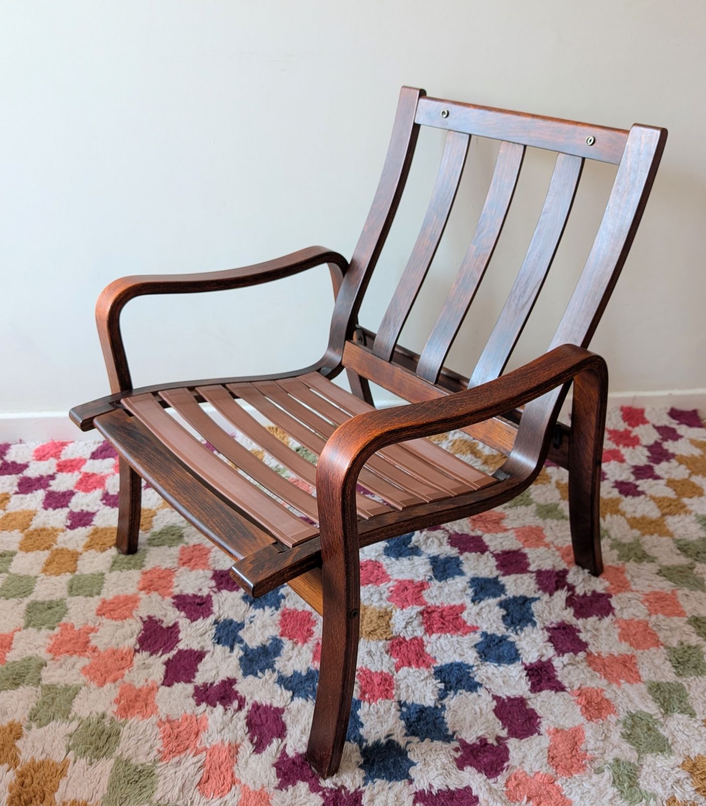 Mid Century Danish Set Of 2 Lounge Chairs With Foot Stool, 1970s photo 1650.0