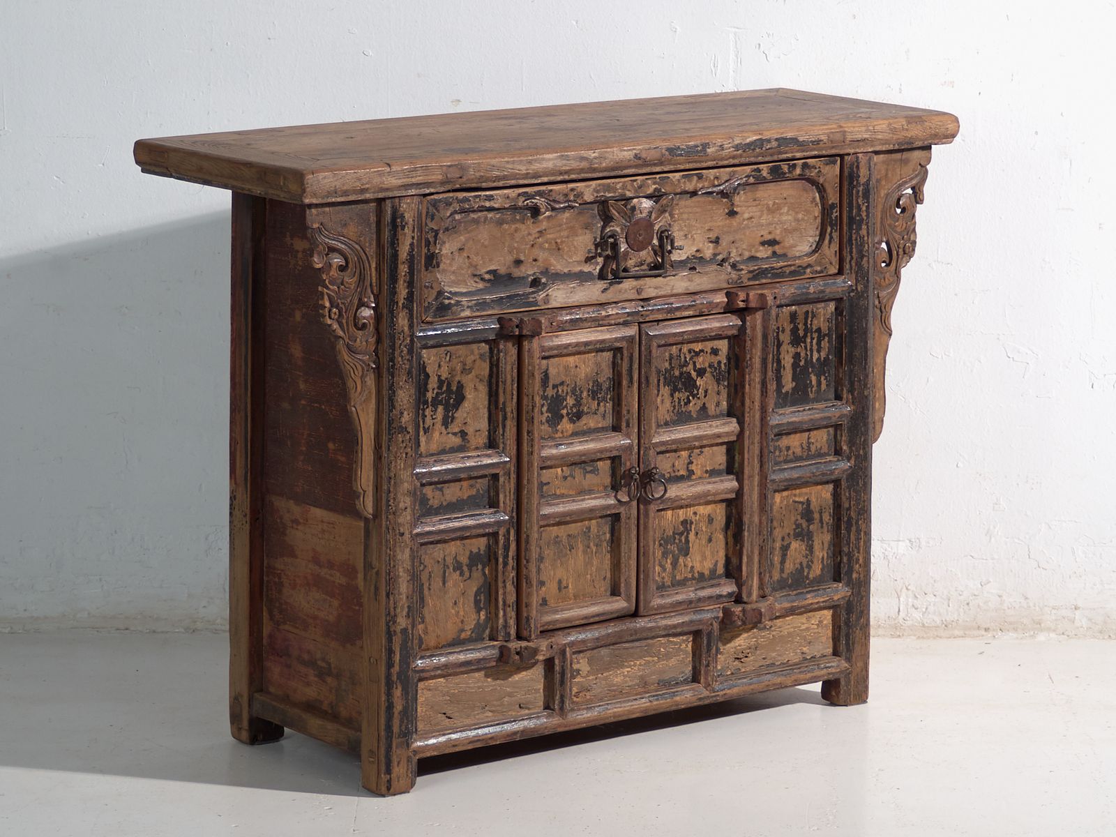 Antique Cabinet With Carved Panels – China, Circa 1900