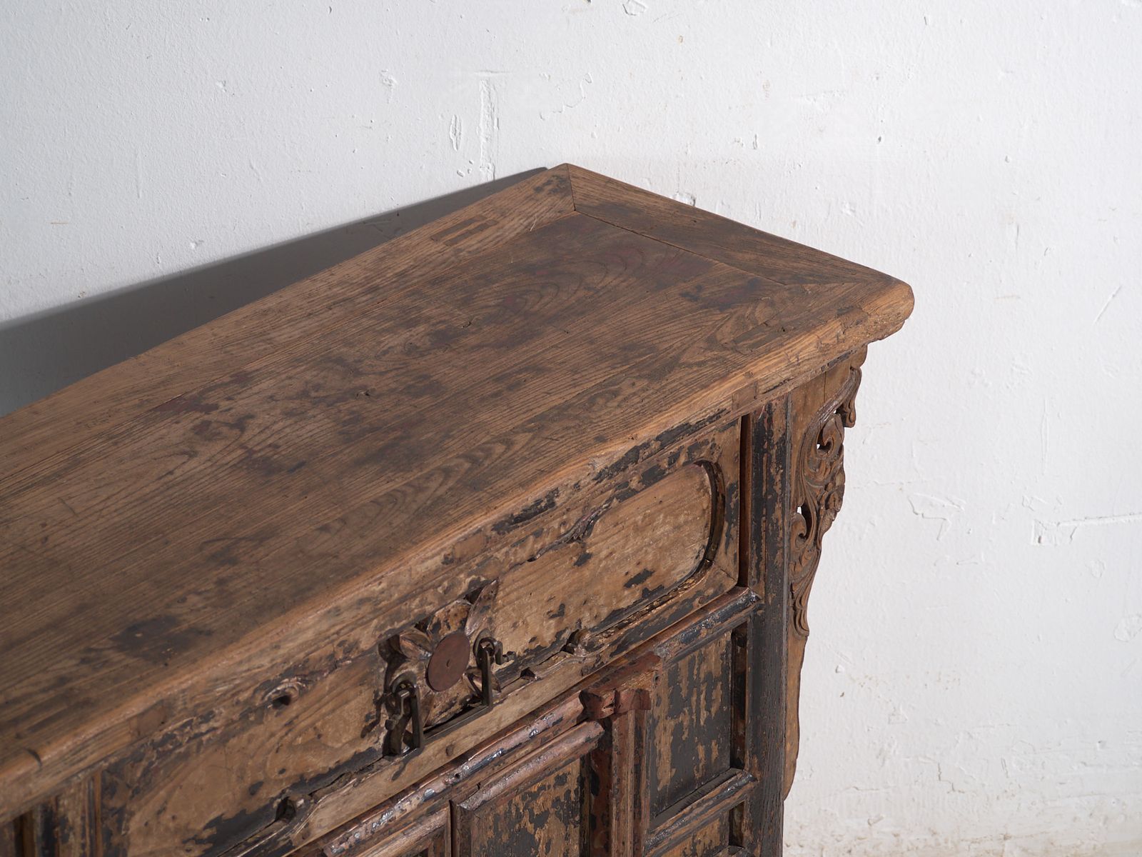 Antique Cabinet With Carved Panels – China, Circa 1900 photo furniture