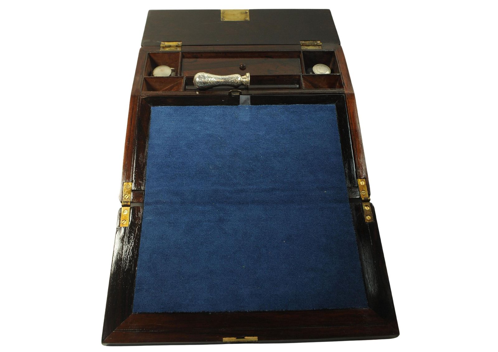 19th Century Rosewood Writing Slope Decorated With Beautiful Inlay Throughout photo Home Decor