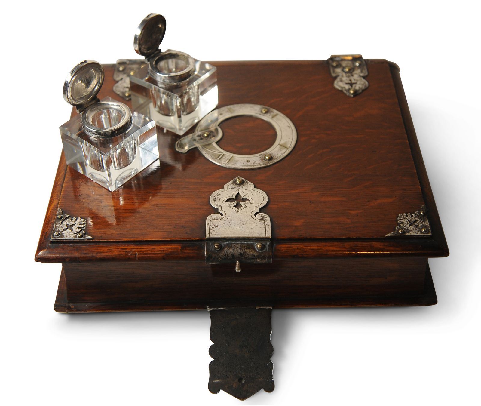 Victorian Writing Slope In The Shape Of A Book With Compartments photo furniture