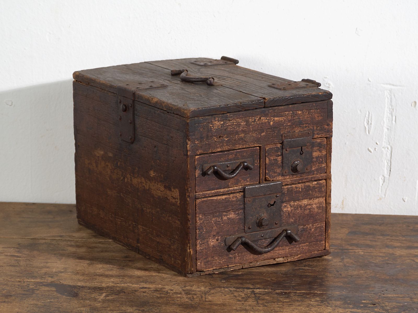 Antique Small Japanese Chest With Drawers – Japan, Circa 1900