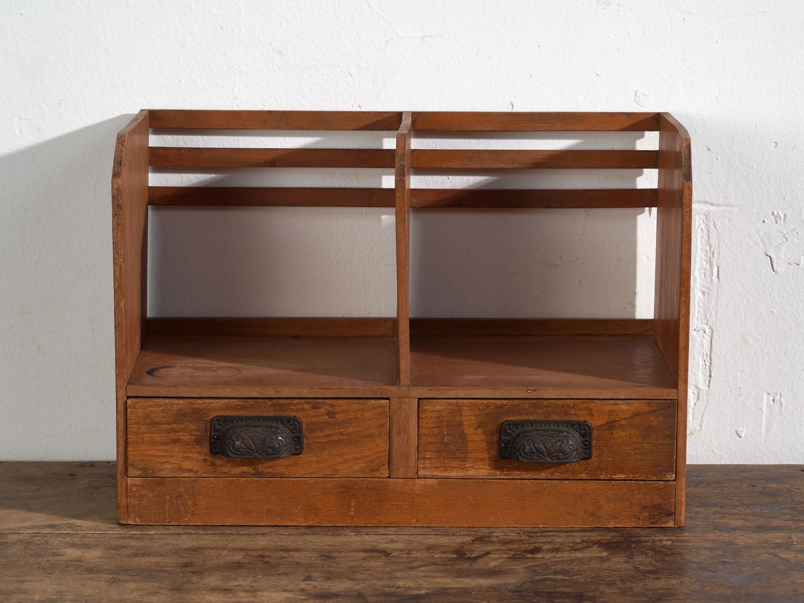 Antique Japanese Desktop Organiser With Compartments And Drawers – Japan, Circa 1930 photo 317.0