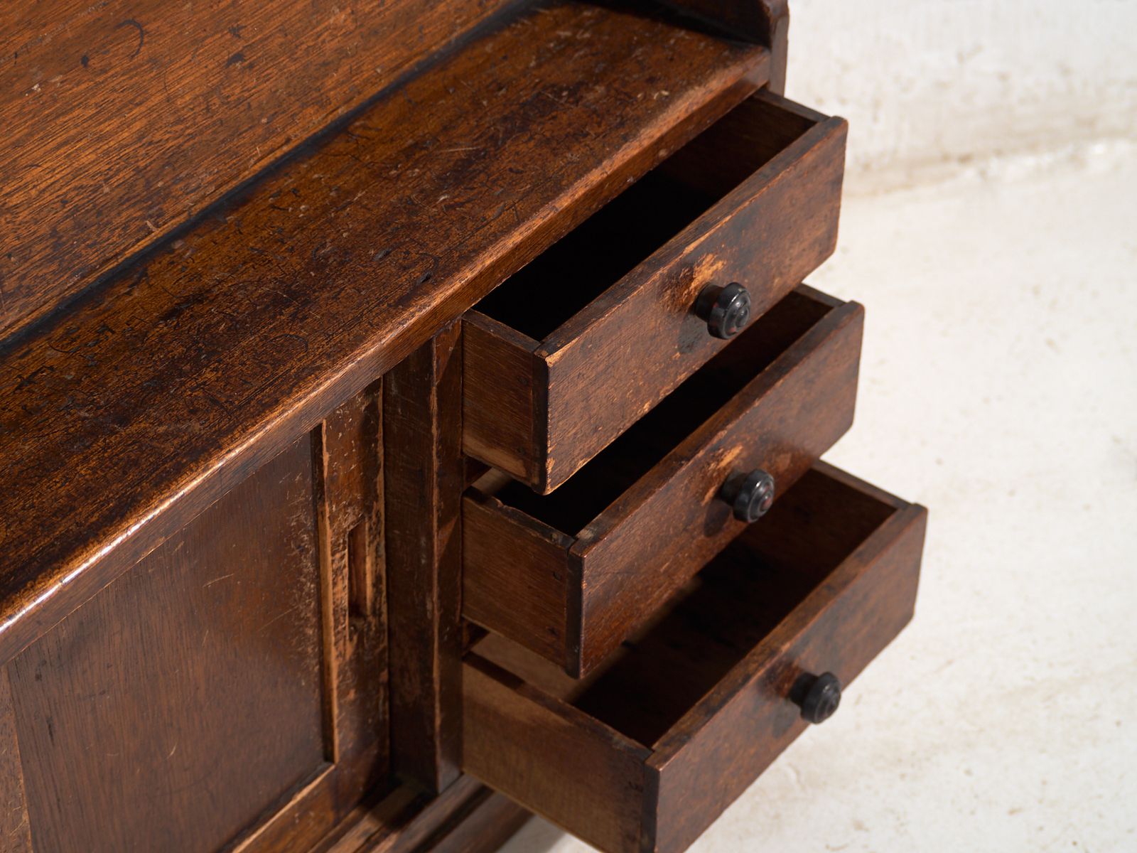 Antique Japanese Drop Front Desk – Taishō Period, Japan, Circa 1920 photo 1356.0