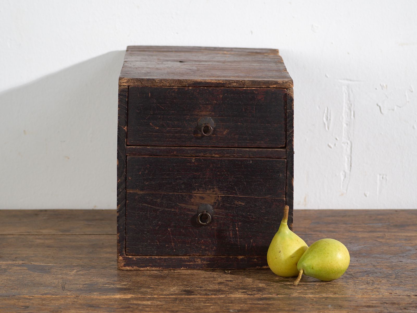 Antique Small Lacquered Japanese Chest With Two Drawers – Japan, Circa 1910 photo buy