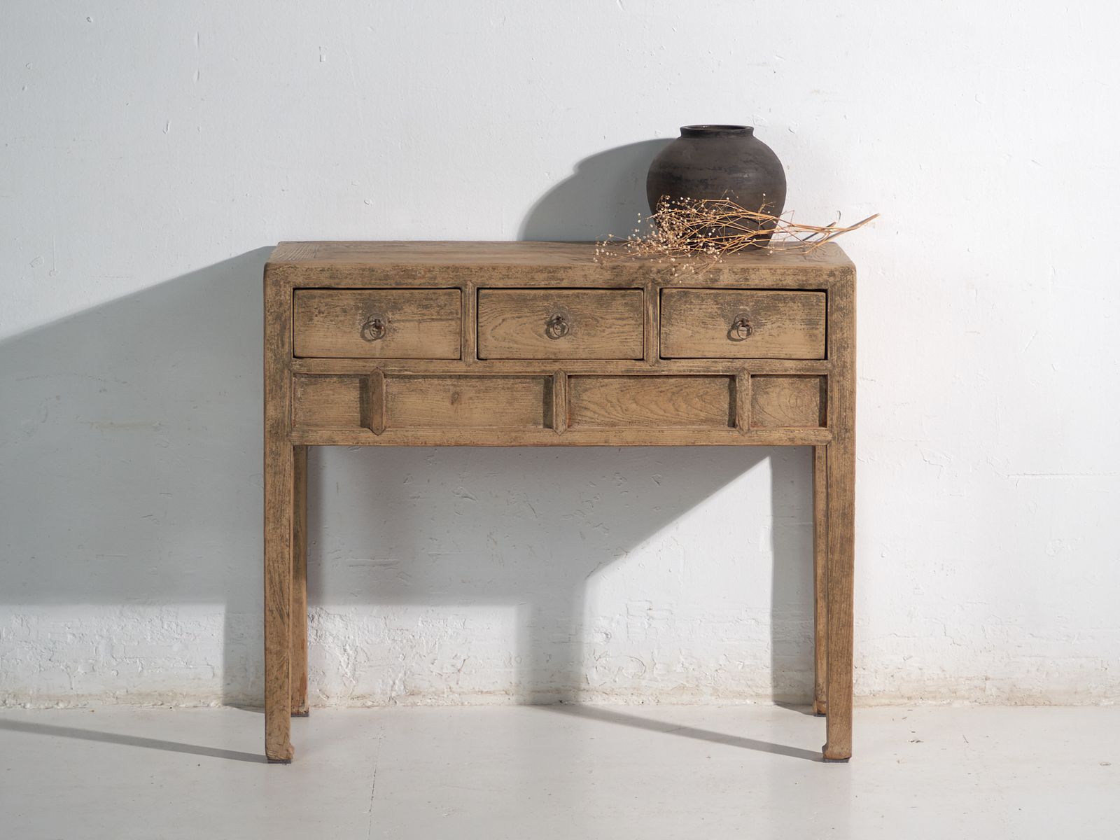 Antique Console In Fir With Three Drawers – China, Circa 1930 photo buy