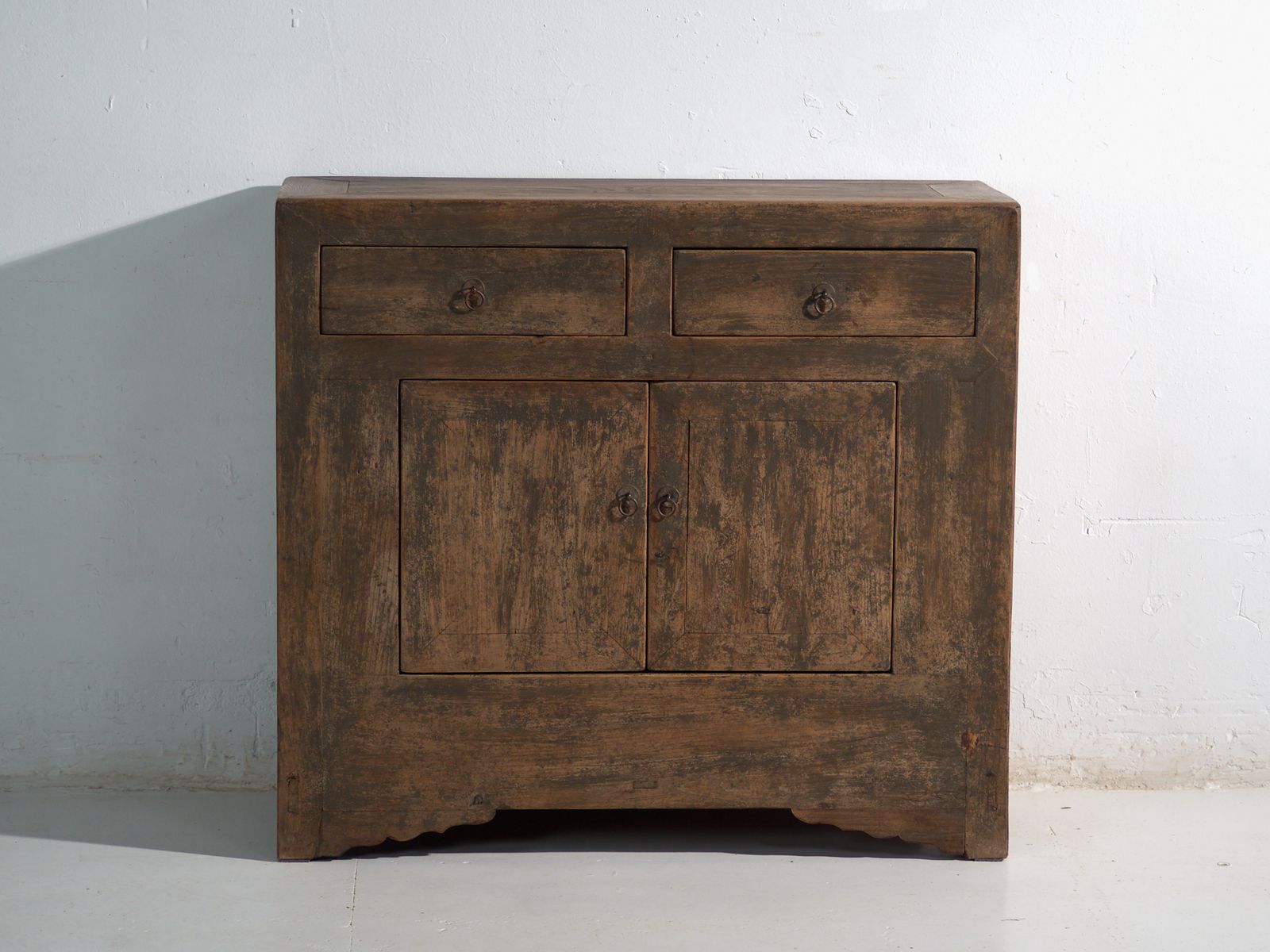 Antique Sideboard In Fir With Two Drawers And Two Doors – China, Circa 1930 photo 1393.0