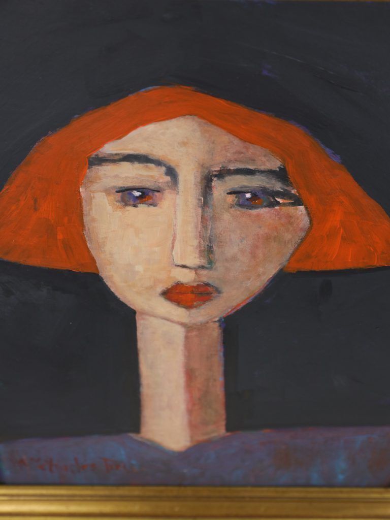 Harry Charles Tim Neo Expressionist Acrylic Painting ‘Alice’   Longhead Series, 2025 photo buy