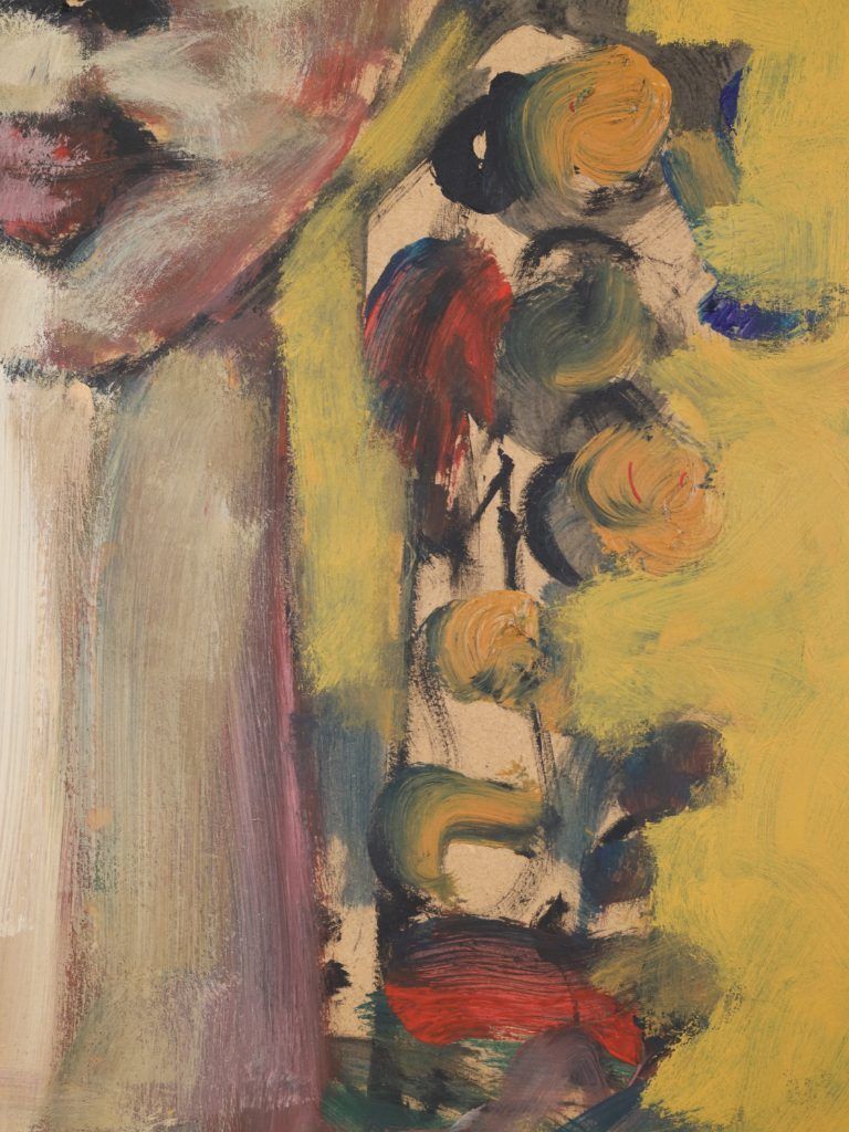 photo vinterior Harry Charles Tim Neo Expressionist Acrylic Painting ‘Harvest Boss’ – Longhead Series, 2026