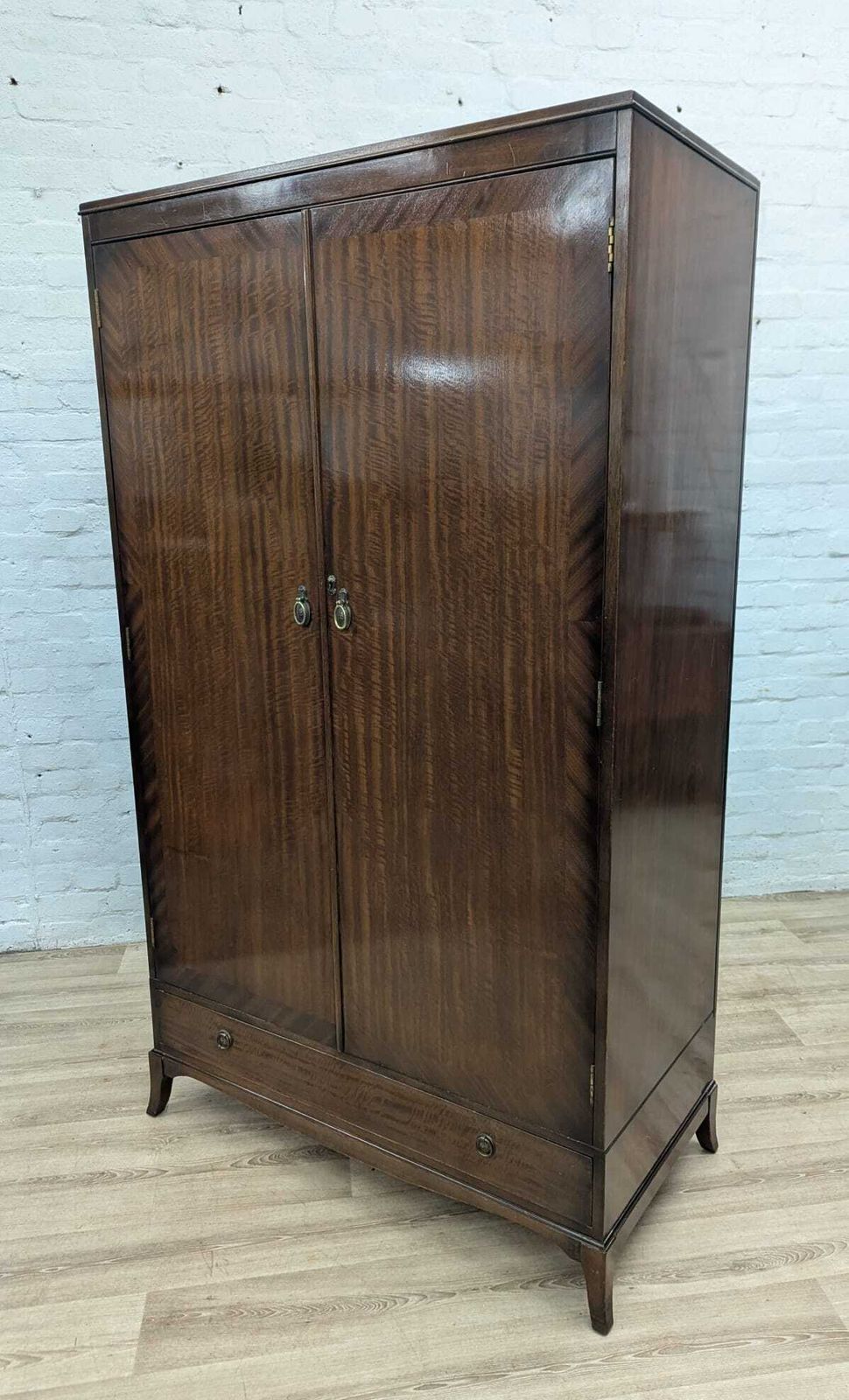 20th Century Mahogany Double Wardrobe By Strongbow Furniture photo furniture