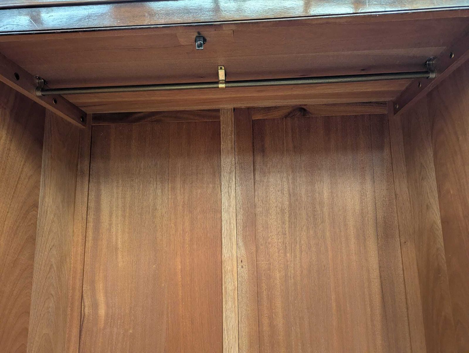 20th Century Mahogany Double Wardrobe By Strongbow Furniture photo for sale