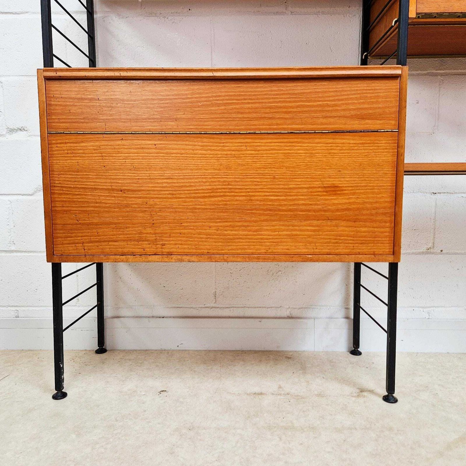 Staples Ladderax Vintage 1960s Mid Century 3 Bay Danish Design Cabinet Sideboard Pg137 photo 1995.0