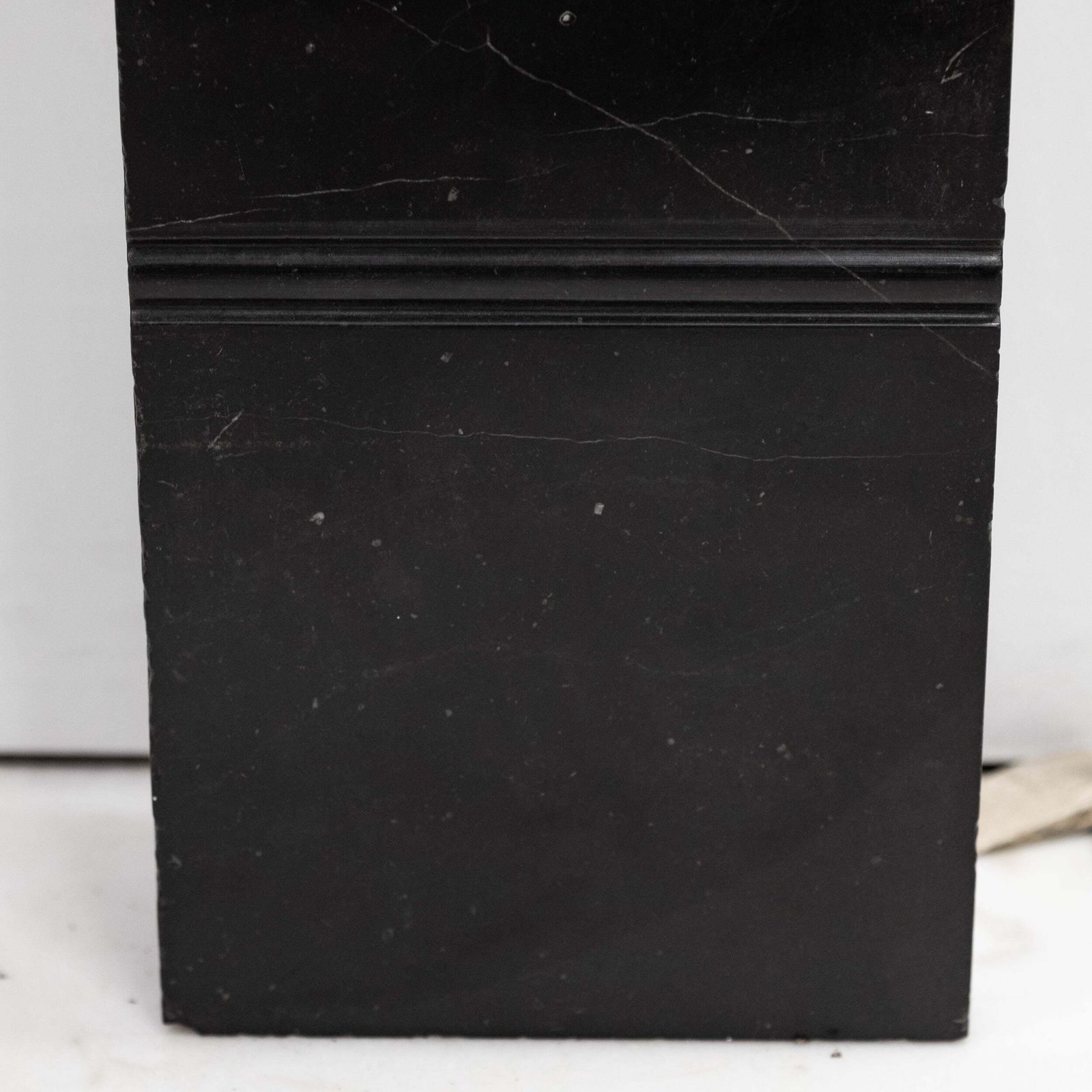 Antique Georgian Belgian Black Marble Fire Surround | Pair Available photo vintage
