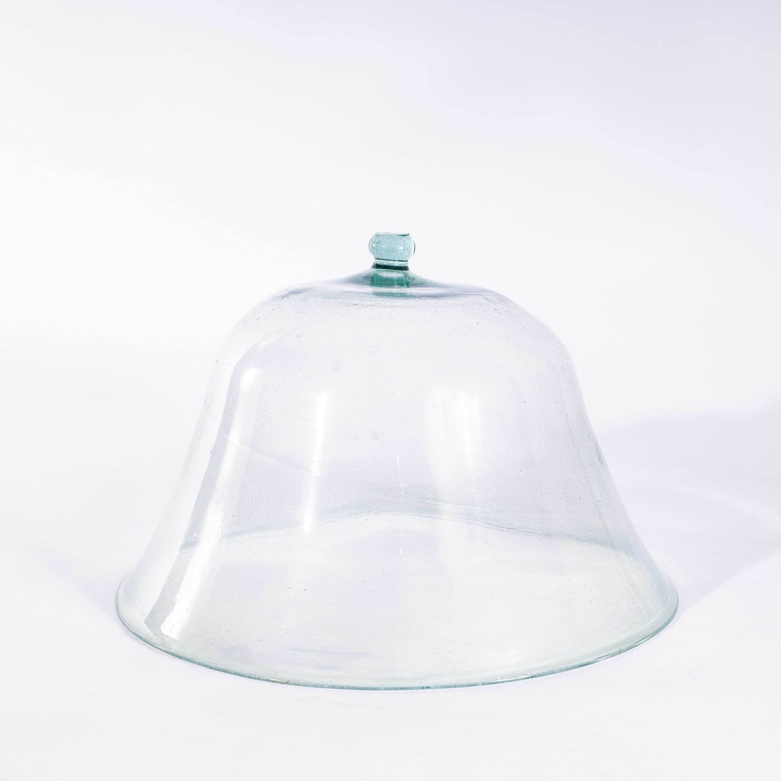 19th Century French Mouth Blown Glass Cloche (5280)
