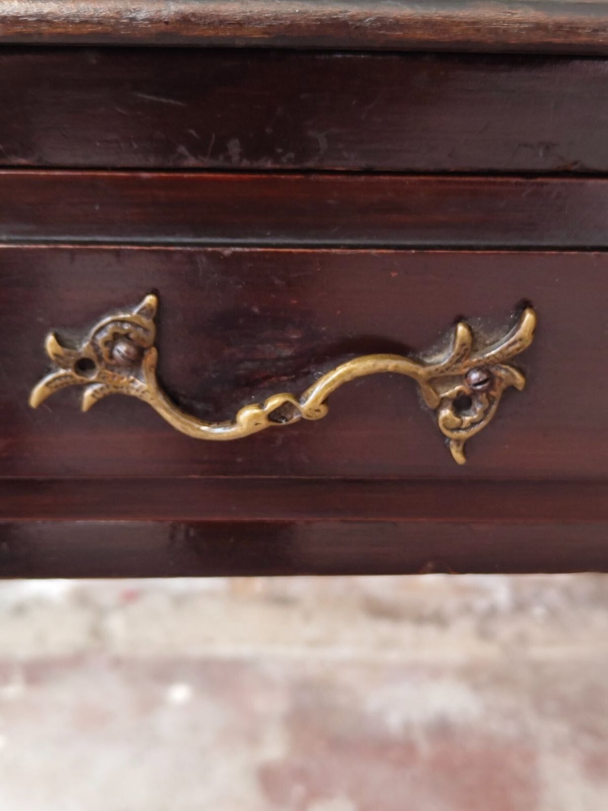 Antique Victorian Mahogany Ladies Mirrored Writing Desk photo Furniture