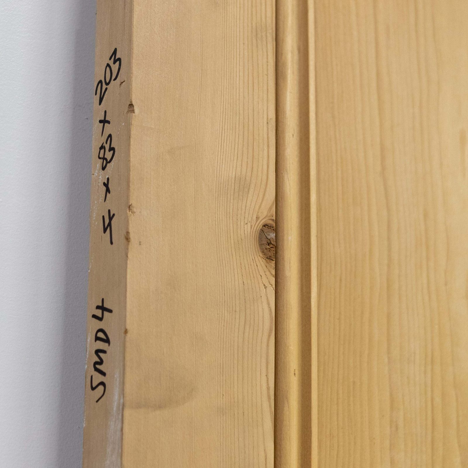 photo furniture Antique 4 Panel Stripped Door 203cm X 83cm
