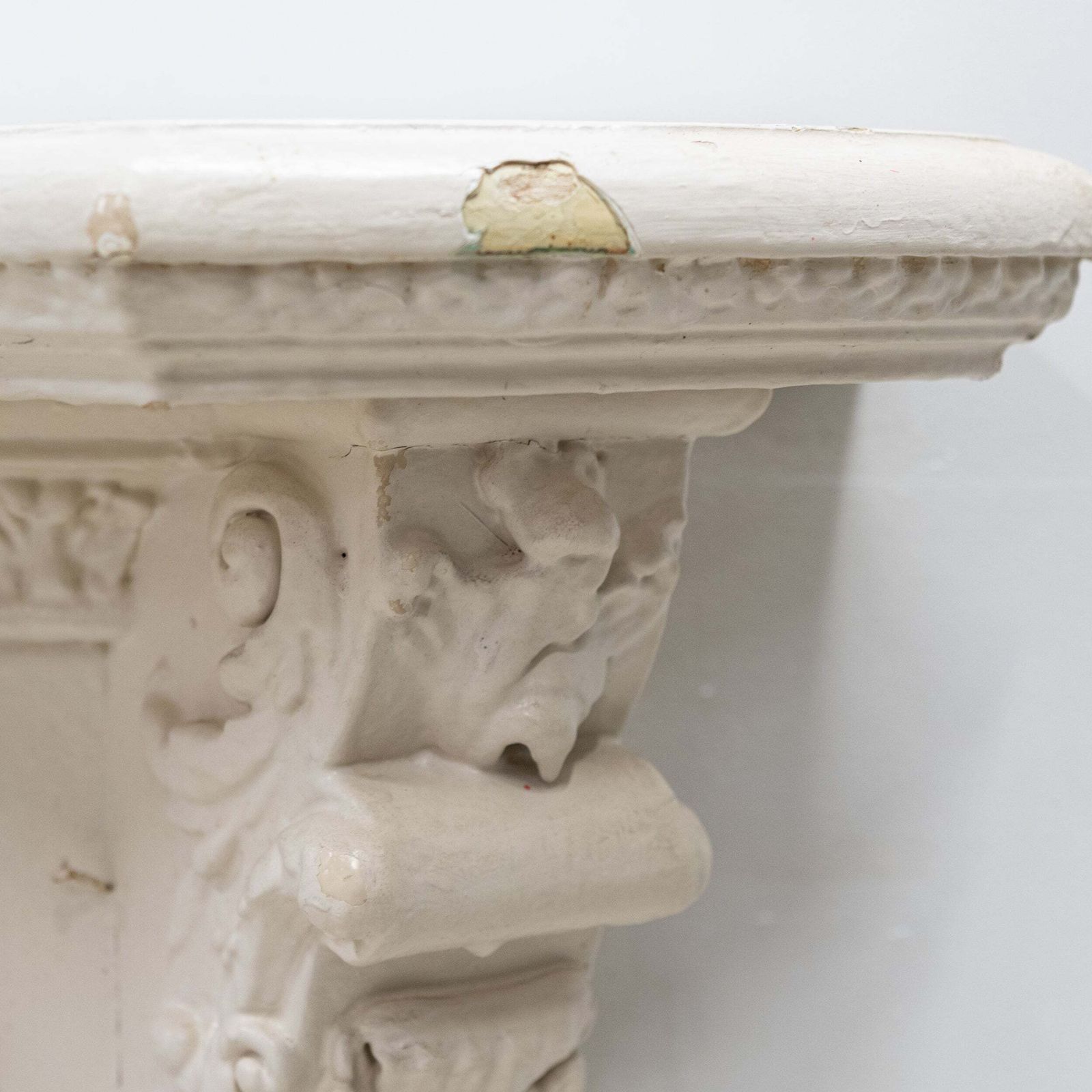 Antique Victorian French Style Wooden Fireplace Surround photo vintage