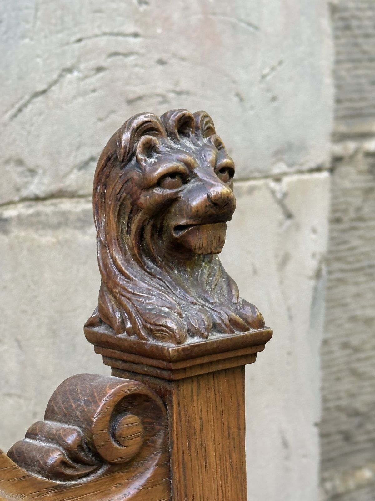 Bruce Talbert (1838 1881) A Carved Oak Hall Chair, In The Manner Of Gillows, 1870's photo Furniture