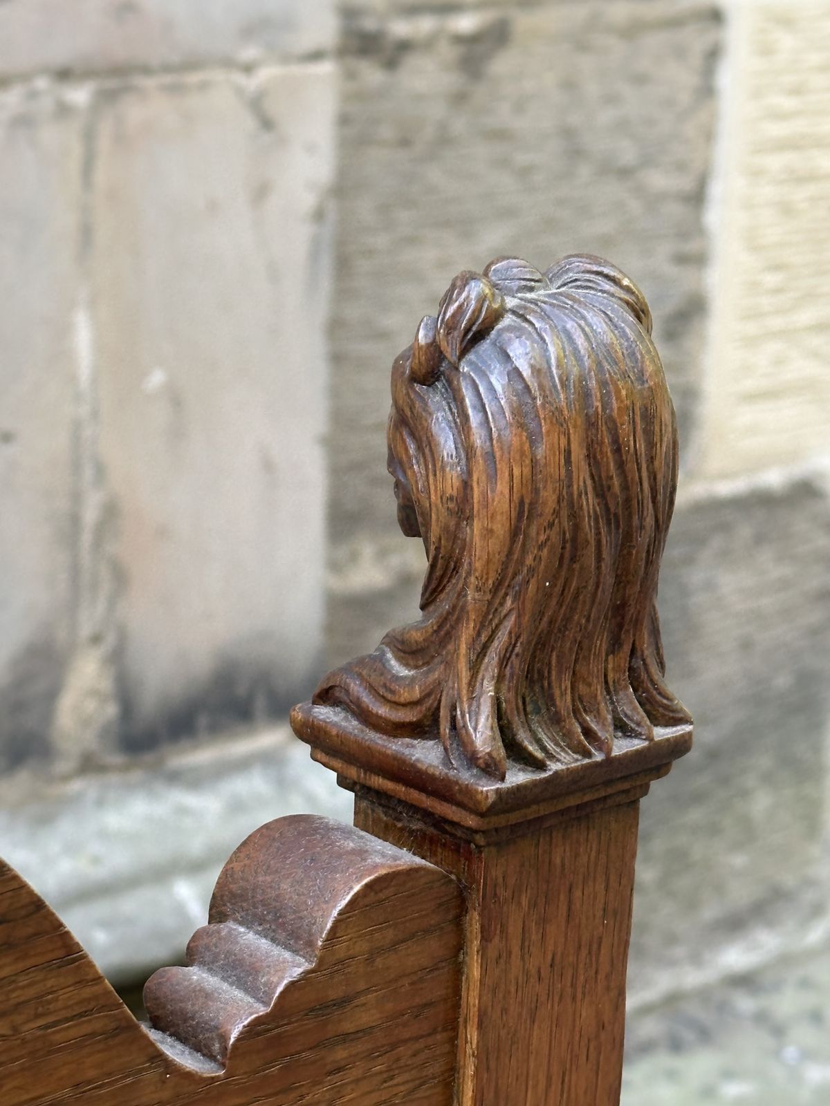 Bruce Talbert (1838 1881) A Carved Oak Hall Chair, In The Manner Of Gillows, 1870's photo 345.0