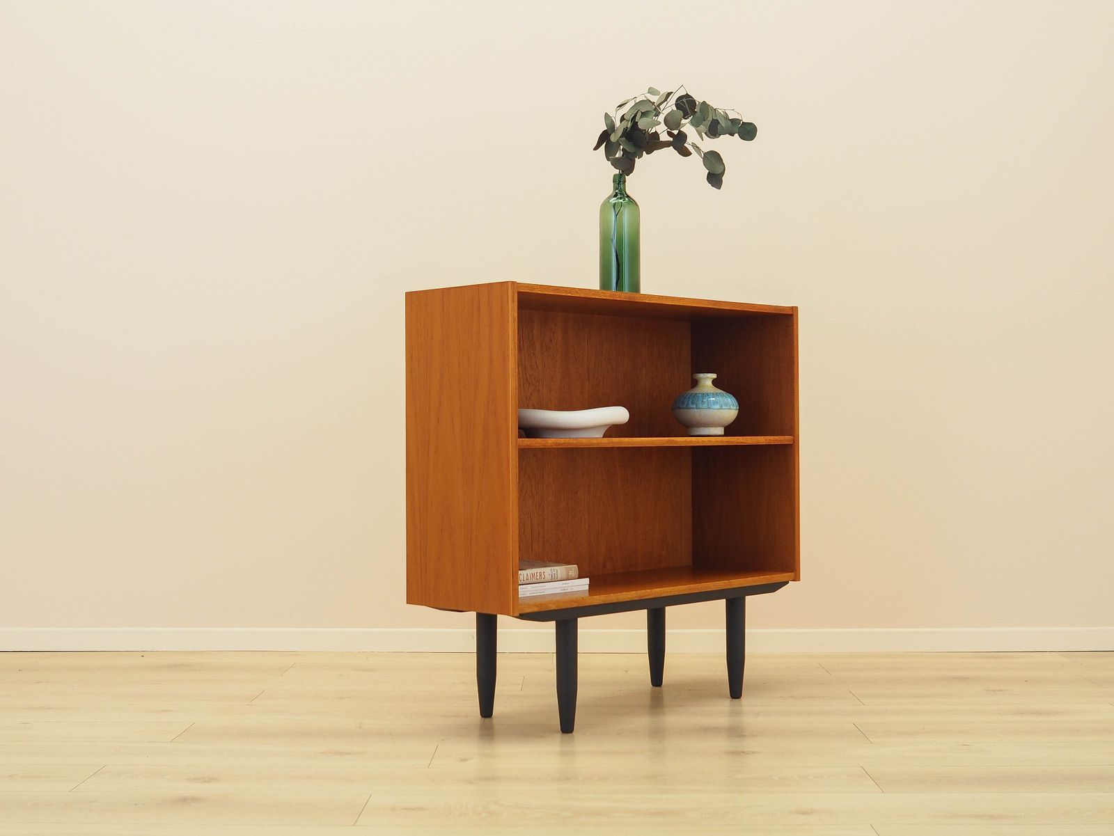 Teakhouten boekenkast, Deens design, jaren 1970, gemaakt in Denemarken photo Meubels