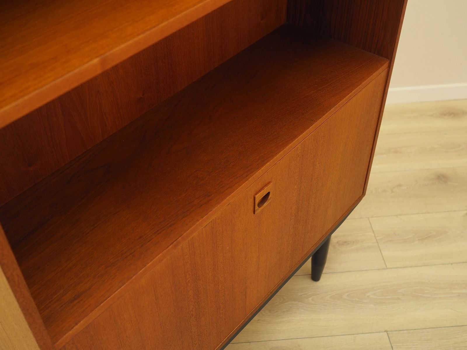 Teak Bookcase, Danish Design, 1970s, Made In Denmark photo vintage