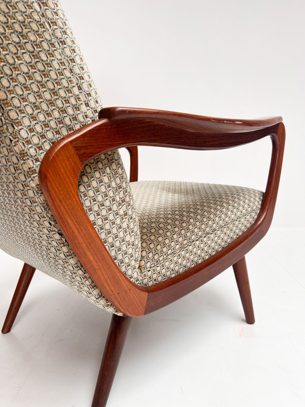 Furniture Organic Armchair Attributed To De Ster Gelderland, 1960s photo