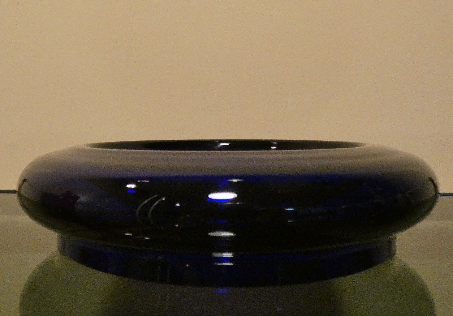 Cobalt Blue Vase And Ashtray By Carlo Moretti, 1990s, Set Of 2 photo buy