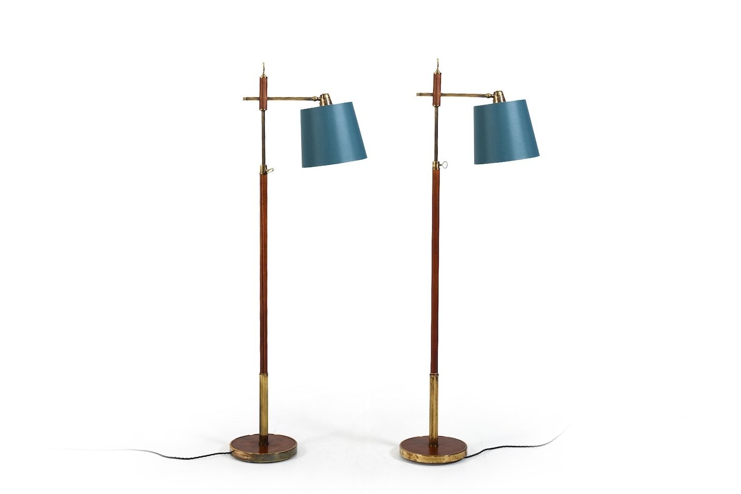 Pair Of 1940s 50s Floorlamps By Lysberg, Hansen & Terp. photo furniture