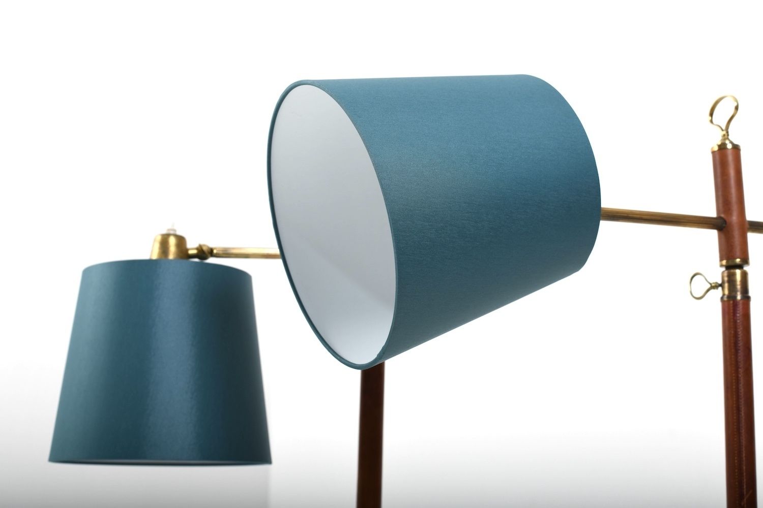 Lighting Pair Of 1940s 50s Floorlamps By Lysberg, Hansen & Terp. photo