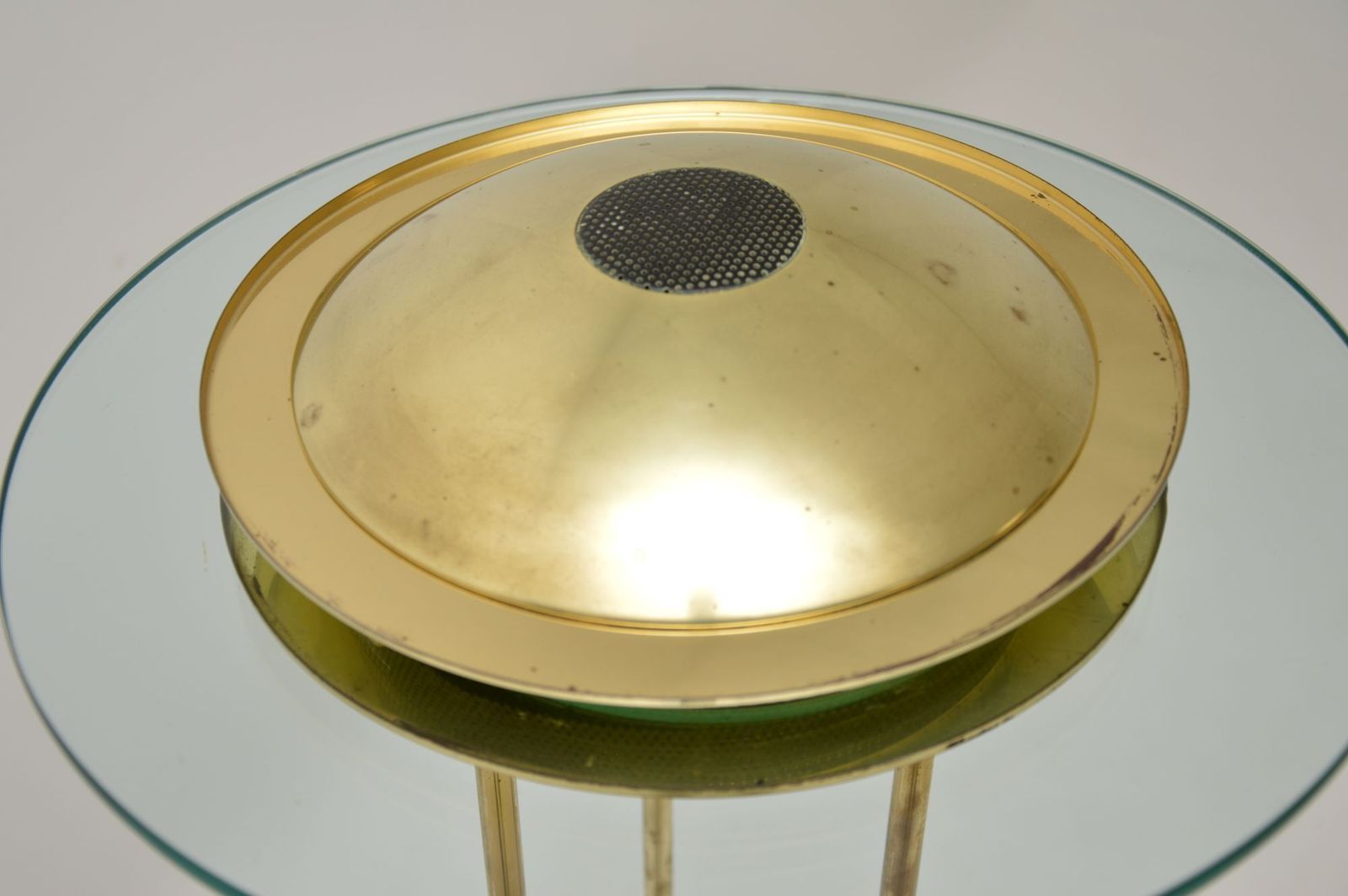 Vintage Brass And Glass Floor Lamp By Robert Sonneman photo 644.0