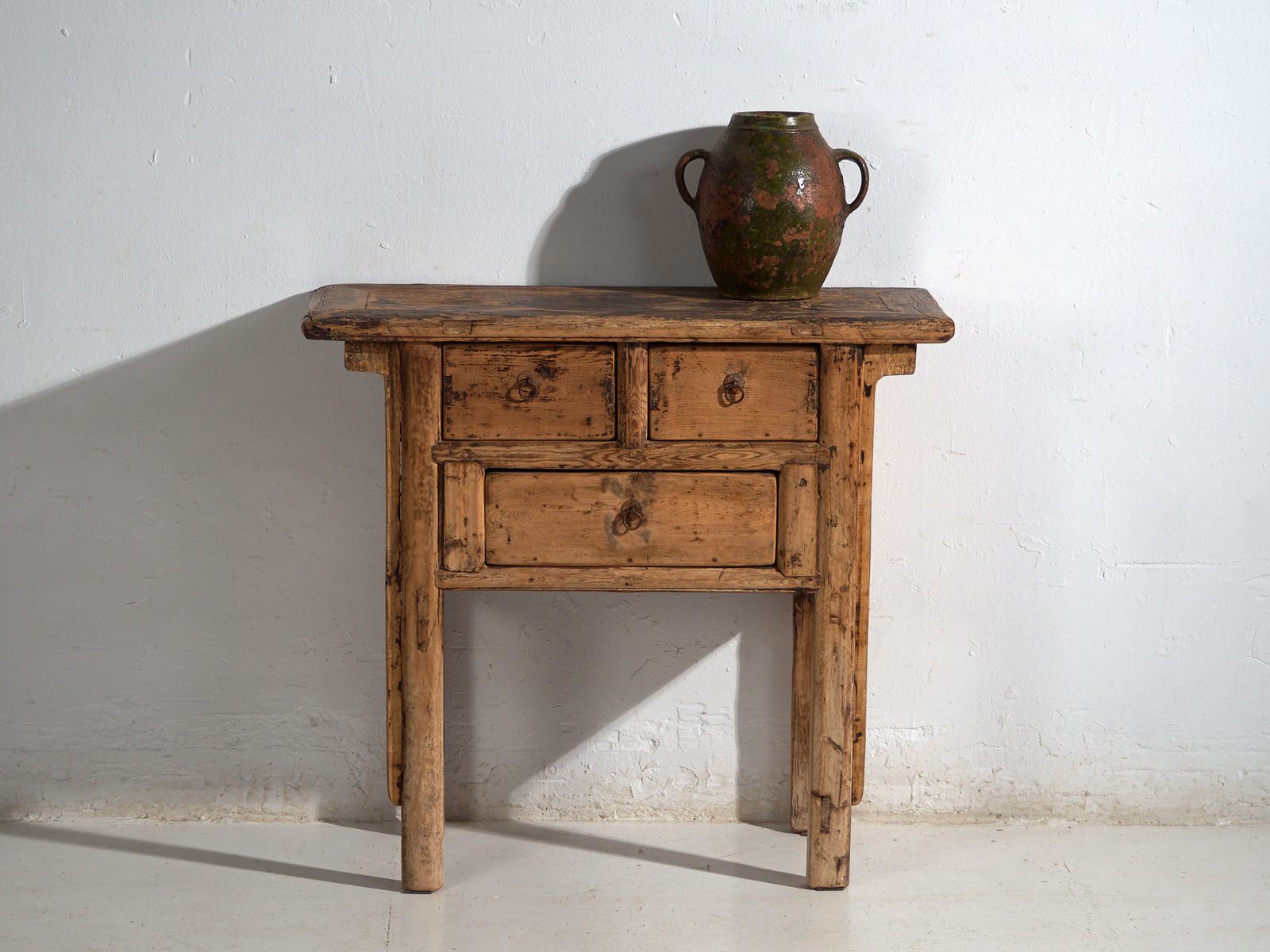 Furniture Shanxi Console Table In Fir With Dark Patina – China, Circa 1930 photo