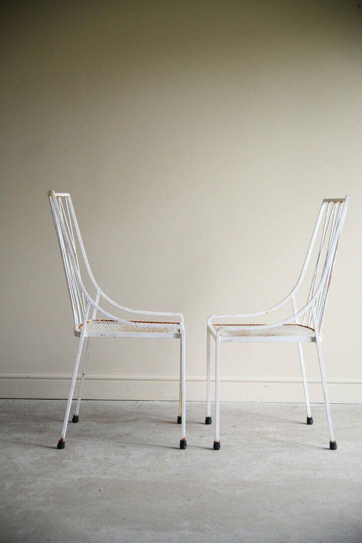 photo for sale Pair Paul Mccobb Style Garden Chairs
