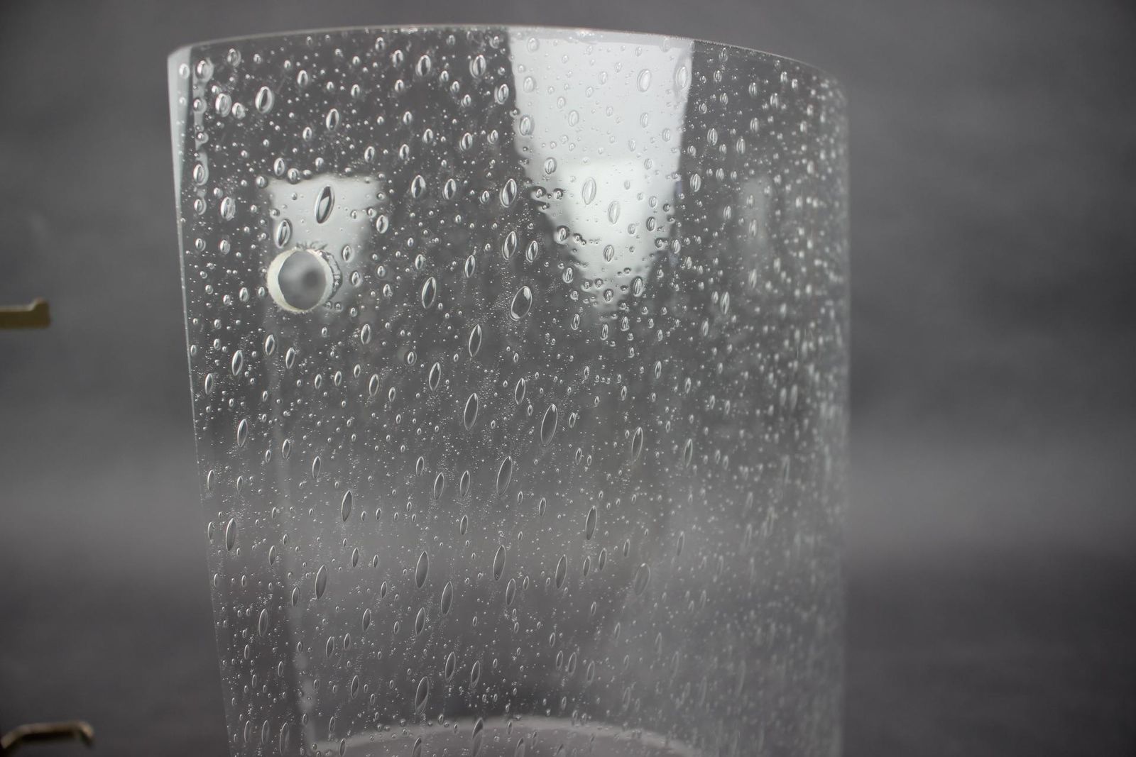 photo for sale Messing en bubbelglas wandlamp uit de jaren 1970, Duitsland