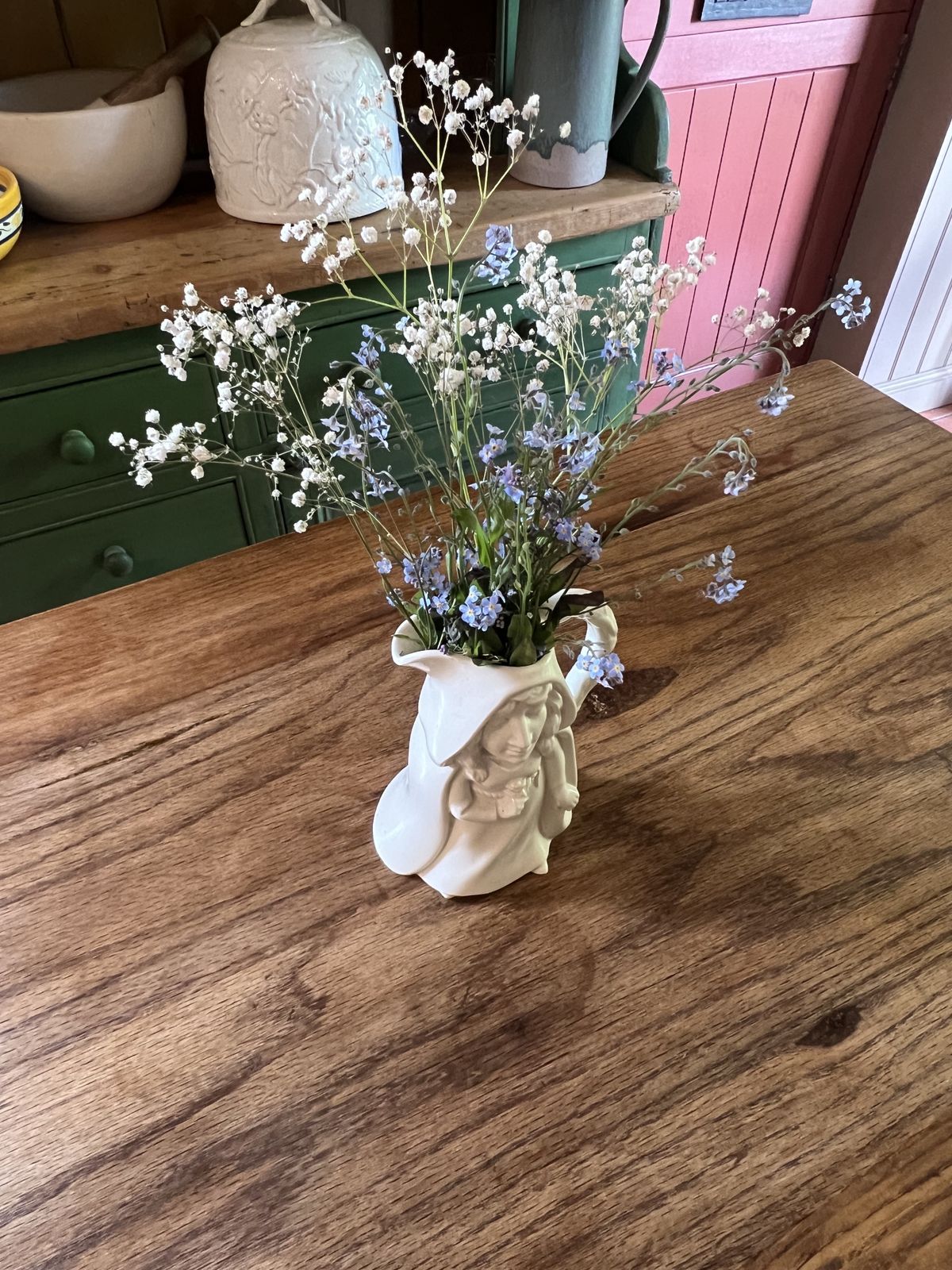 Antique Rustic French Oak & Elm Country Farmhouse Kitchen Dining Table On Tapered Legs photo 650.0