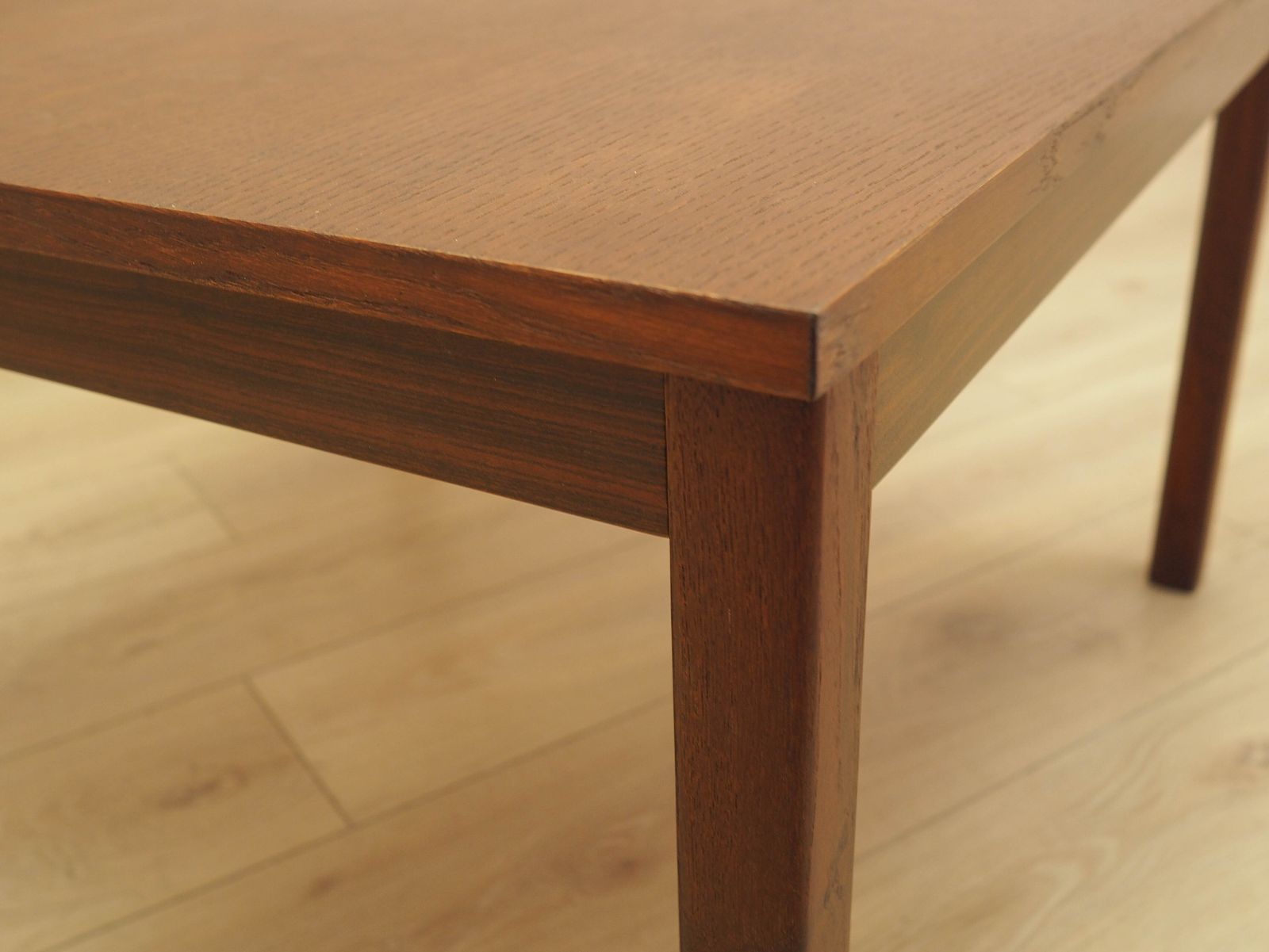 Table basse, design danois, années 1970, fabriquée au Danemark photo vintage