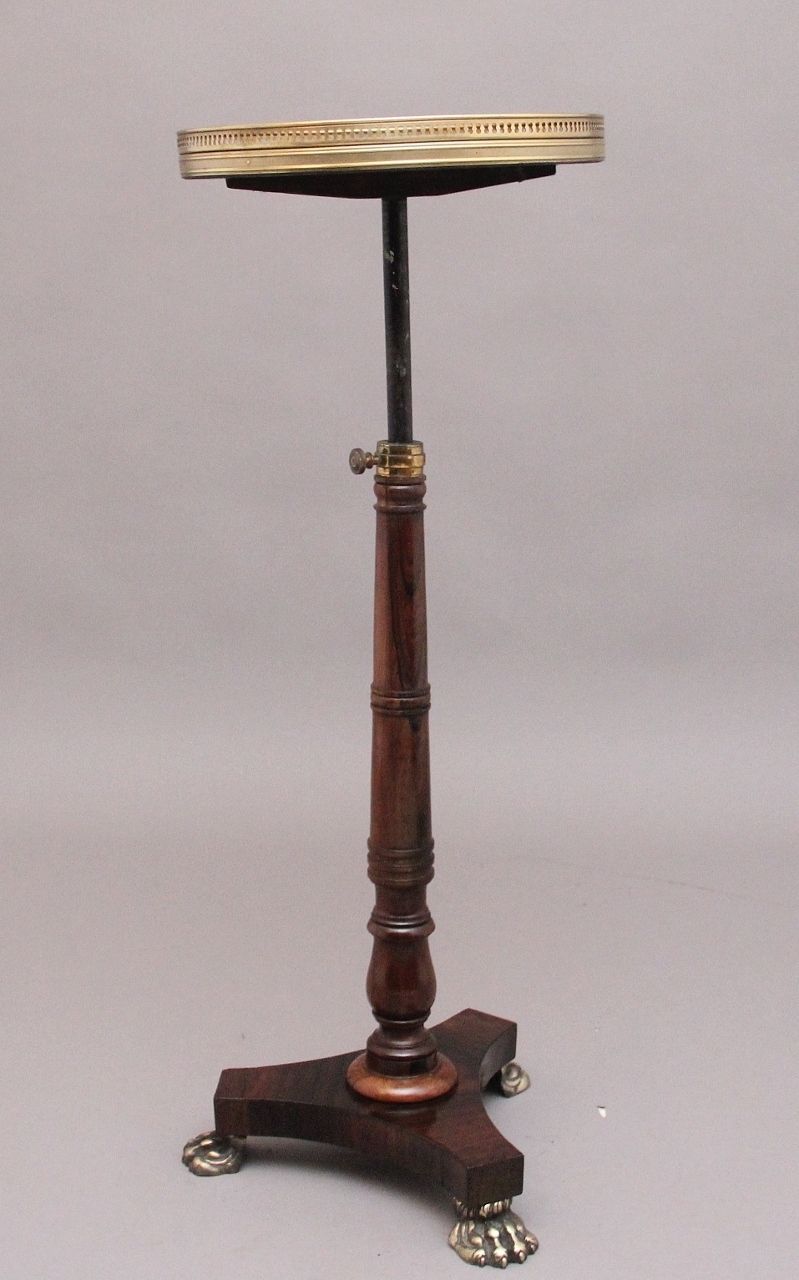 19th Century Antique Rosewood Telescopic Occasional Table photo 850.0