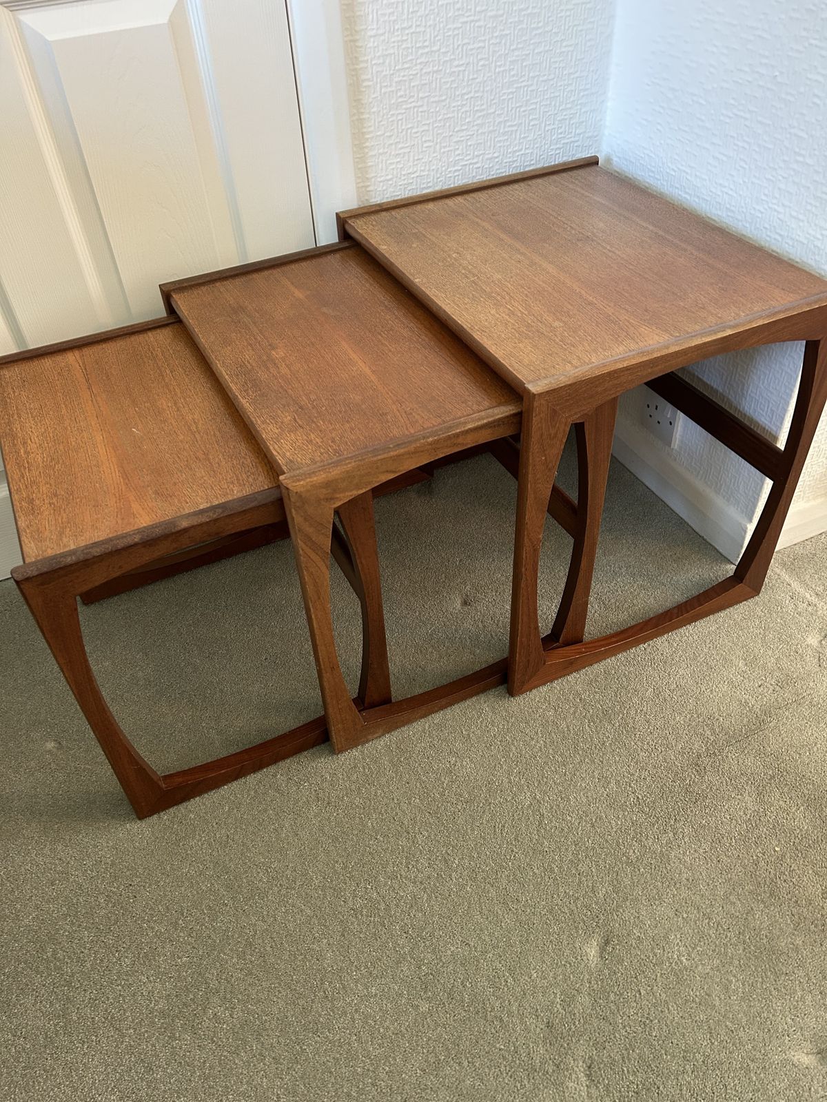 G Plan Fresco Teak Quadrille Nest Of 3 Tables photo furniture