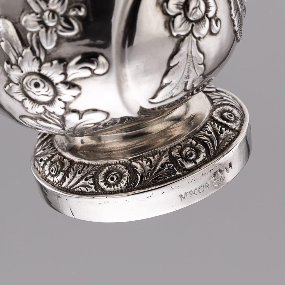photo buy Antique 19th Century Indian Colonial Solid Silver Christening Mug C.1860