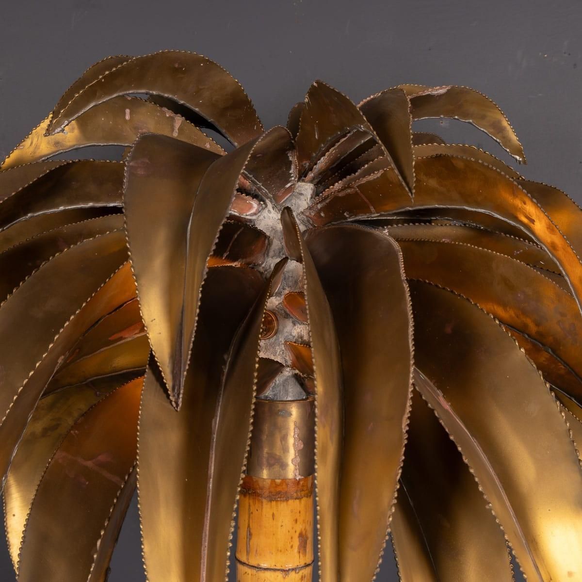 20thc French Palm Tree Floor Lamp, Christian Techoueyres For Maison Jansen C1970 photo buy
