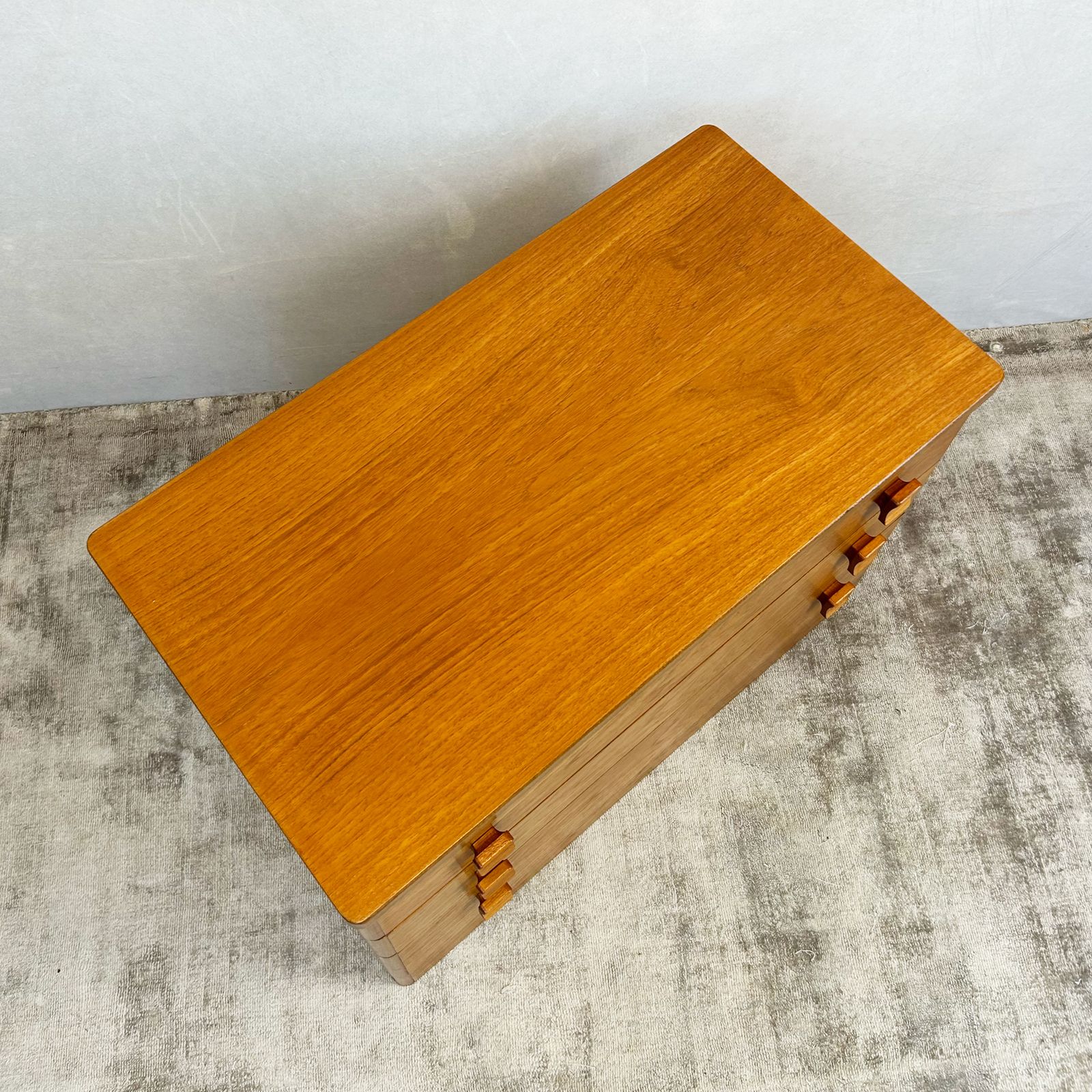 Stag Teak Chest Of Drawers, 1970s photo vintage