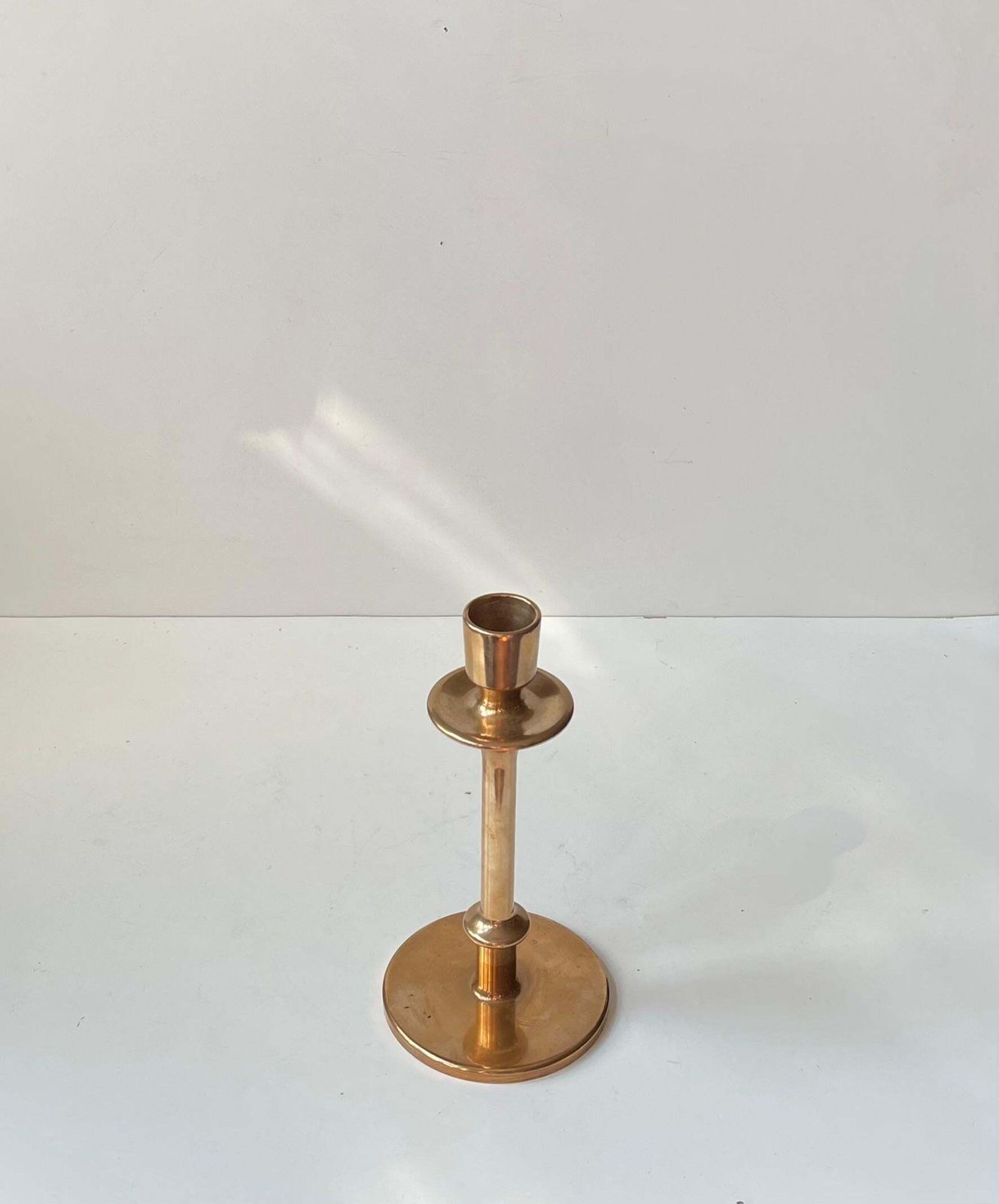 Swedish Bauhaus Era Candleholder In Bronze By Oskar Olsson photo Home Decor