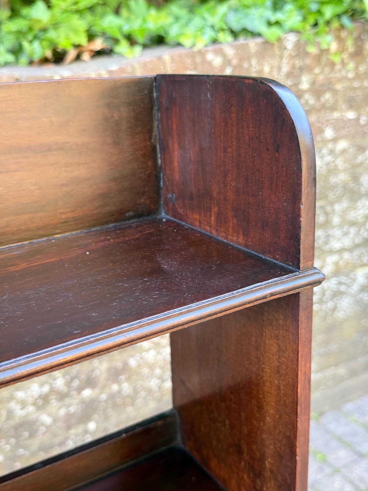 photo buy Victorian Mahogany Open Bookcase Display Shelving Antique Parlour Furniture (54cm W, 111cm H)
