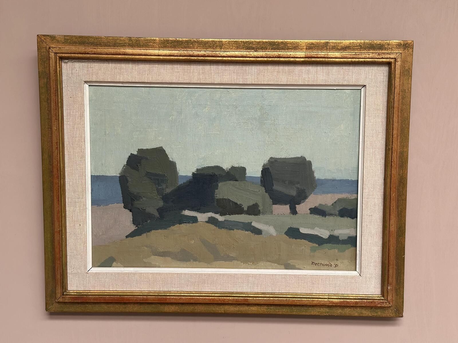 photo vinterior “Landscape” By William Herbert Fleetwood (1915–1993) – 1951