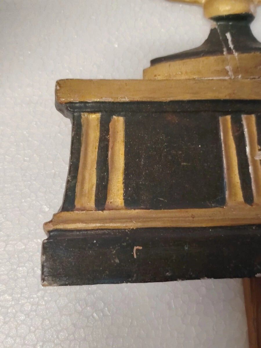 Large Gilded Wooden Frieze, Late 18th Century, Neoclassical photo 196.0