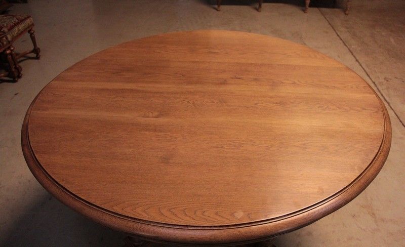 Table Pedestal Table In Oak 20th photo furniture
