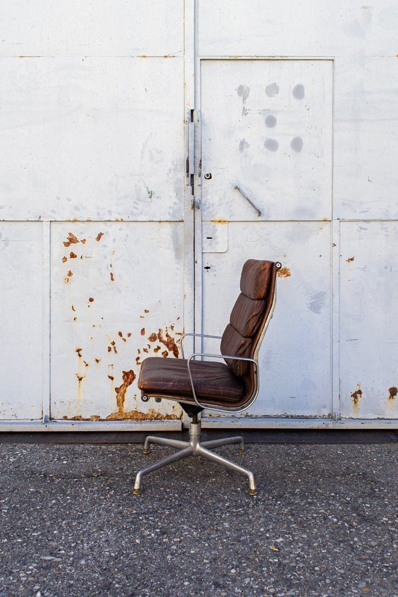 Soft Pad Ea 219 Chair By Charles & Ray Eames For Herman Miller, 1963 photo for sale